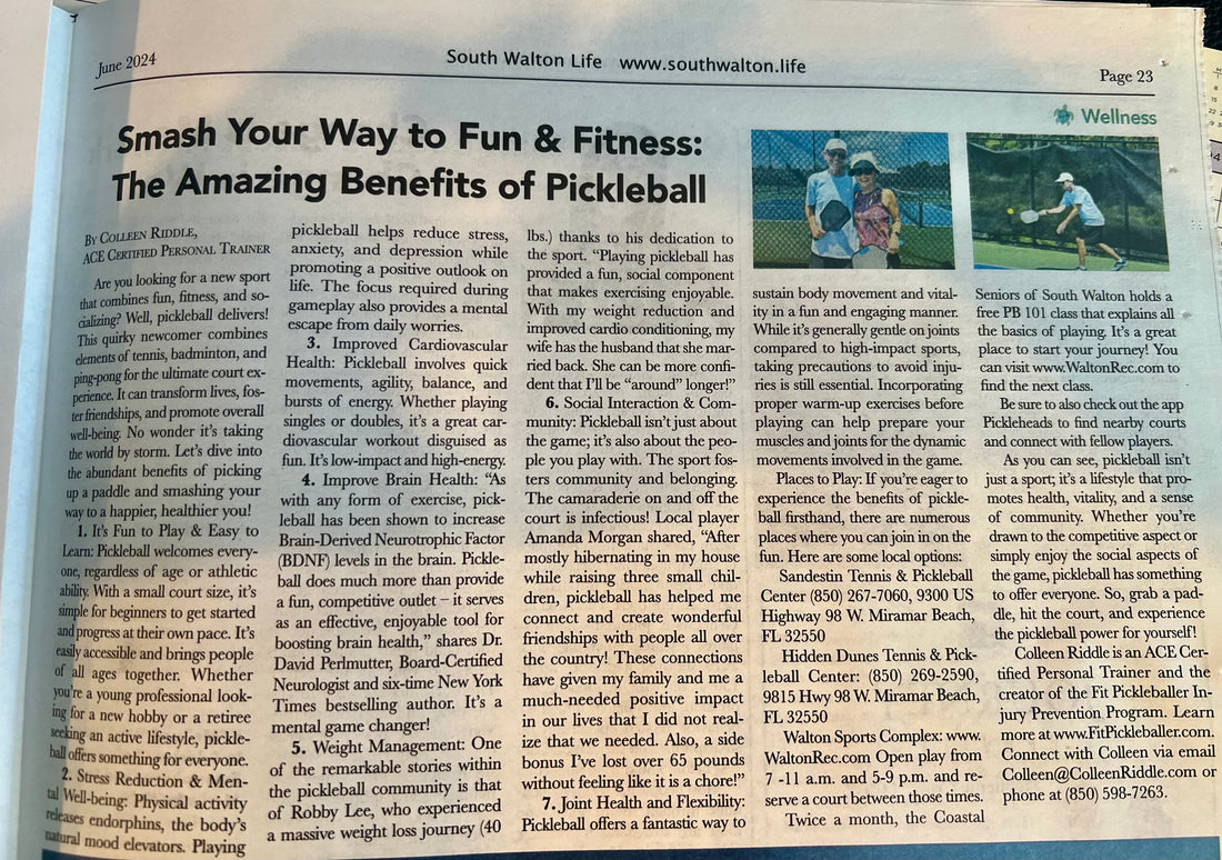 Amazing Benefits of Pickleball!